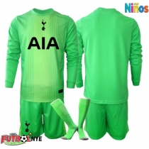 Camiseta Tottenham Hotspur Portero Primera Equipación para niños 2025-26 manga larga (+ pantalones cortos)